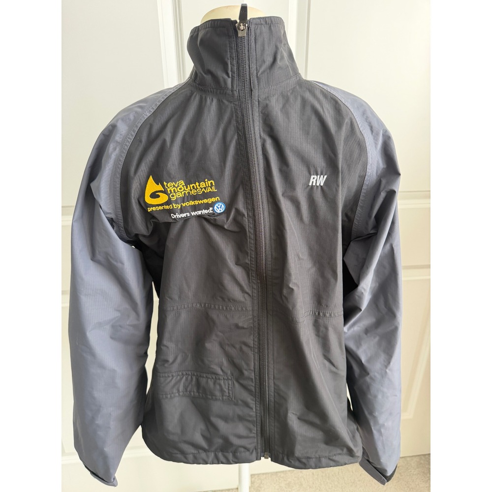 Runners World Gore-Tex Paclite Jacket Mens Large Teva Mountain Games VW Grey